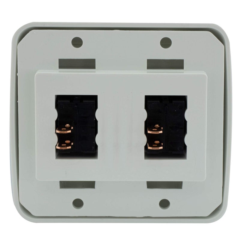 American Technology Components Double SPST On-Off Switch with Bezel, 12-Volt, for RV, Trailer, Camper (White) - Image 5