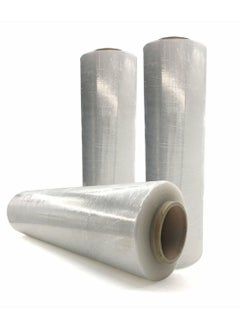 3 Piece Stretch Wrapping Film 3 Kg Roll Clear 50 Cm Length