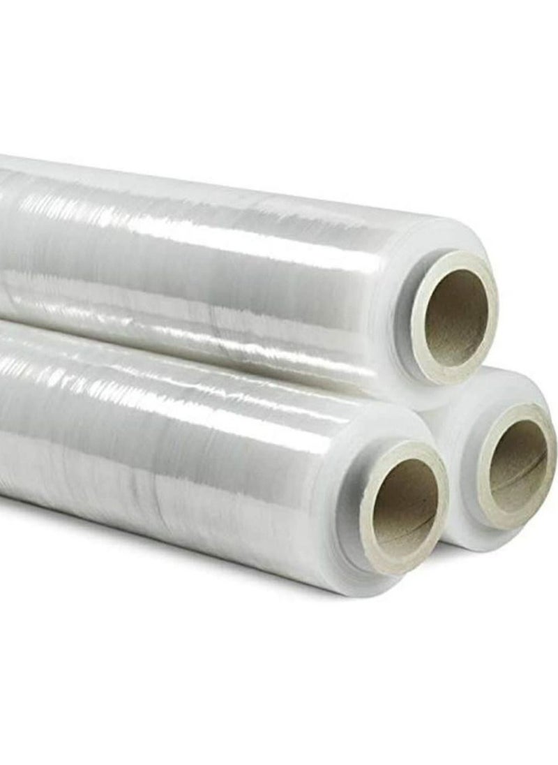 Generic - 3 Piece Stretch Wrapping Film 3 Kg Roll Clear 50 Cm Length - Image 1