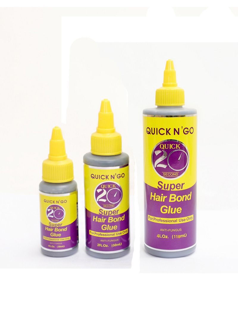 HaLunhi Antifungal Hair Gel For Wig Fixation, Strong Bond Hair Extensions Adhesive，Wig False Eyelashes Adhesive (118ml) - Image 2