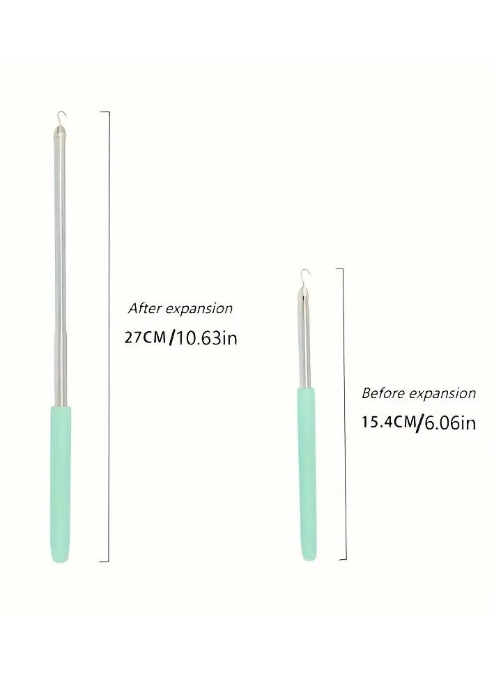 LANGMANNI 1pc Fashionable Stainless Steel Bracelet and Necklace Hook Tool - Wrist Fastening Aid Accessory, No Battery Needed, Fragrance-Free, Easy Wear and Removal Jewelry Styling Helper  - Image 3