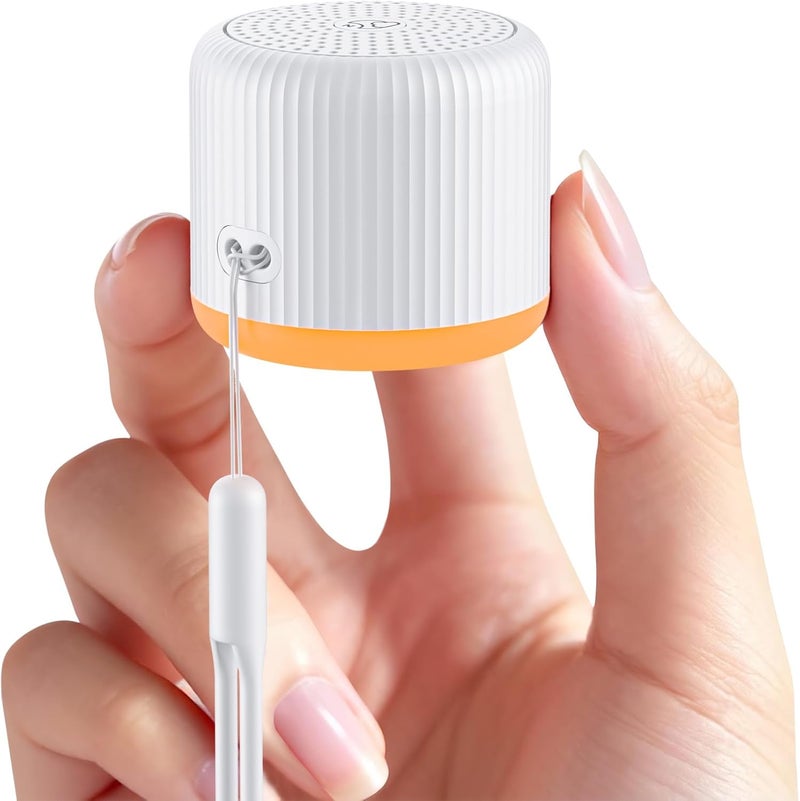 LEICEX Portable Sound Machine,Travel Sound Machine with Light,15 Non-Looping Sound Timer and Memory Play, Mini White Noise Machine for Sleeping Office Privacy Travel Gift - Image 1