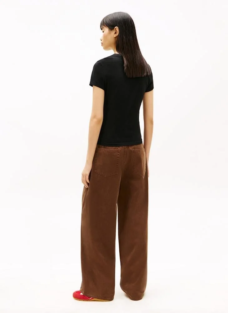 TOMMY JEANS Casual  Slim ELogo 1 T-Shirt Ext