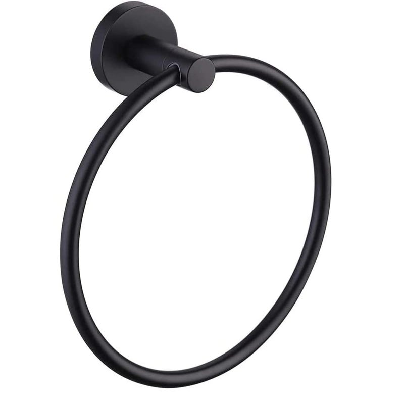 AGREON Stainless Steel Towel Ring, Hand Towel Holder, Bath Towel Holder Hand Towel Ring, Removable Wall Mounted Towel Hanger Hand Towel Holder for Bathroom - Image 1