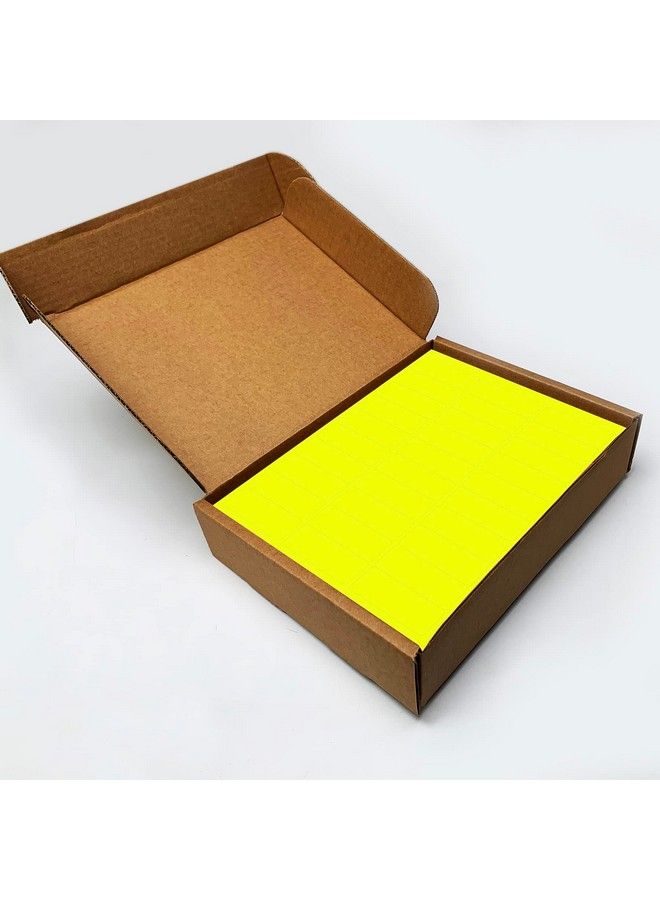 Blank Labels Fluorescent Blue Mailing Labels From Blank Labels 25 8" X 1" (2.625 X 1) 30 Labels Per Sheet 100 Sheets - Image 4