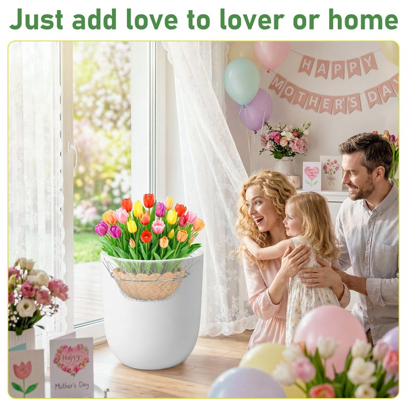 UCandy Adjustable Planter Insert for Pots Any Height,Plant Risers for Inside Pots,Fits The TOP Opening of The Flower Pot Opening 12-18" Wide,Wedding & Party Decor - Image 5