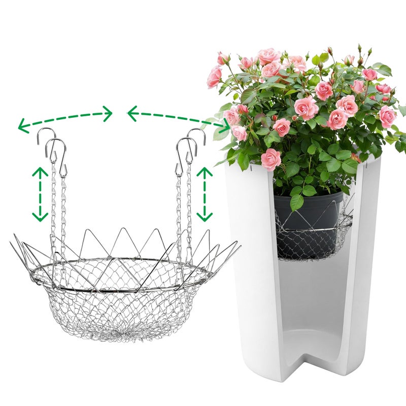 UCandy Adjustable Planter Insert for Pots Any Height,Plant Risers for Inside Pots,Fits The TOP Opening of The Flower Pot Opening 12-18" Wide,Wedding & Party Decor - Image 1