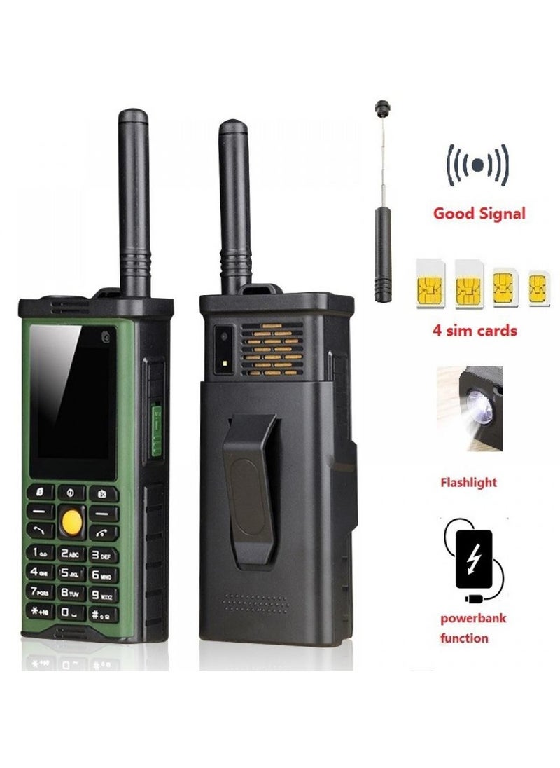 Hope - Hope Outdoor Mobile Phone with Long-Lasting Battery, Four-SIM, Four-Standby, Pull-Up Antenna, Strong Signal, and Button Function – Ideal for Remote Areas and Outdoor Use - Image 1