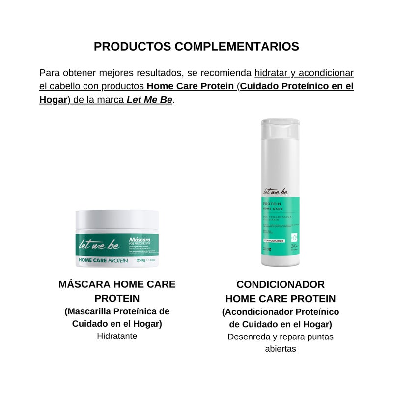 Let Me Be شامبو العناية المنزلية بروتين ليت مي بي 240 مل - شامبو تنعيم ما بعد المعالجة للتحكم في التجاعيد، اللمعان والترطيب - تركيبة غنية بالبروتين والكولاجين لجميع أنواع الشعر - Image 4
