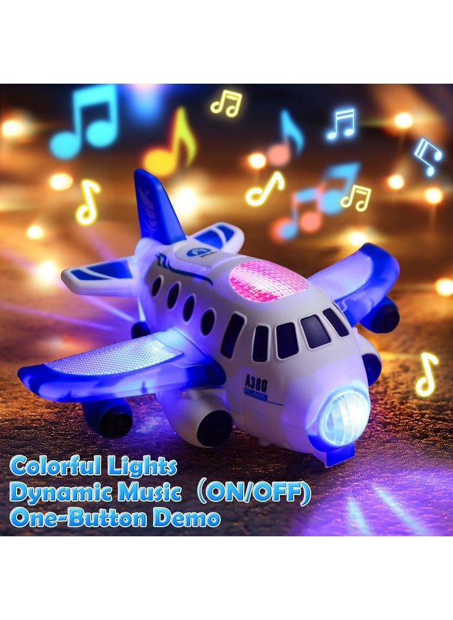 HOLYFUN HOLYFUN Toddler Airplane Toys with Mini Cars, Kids Music Toy Plane with Sounds and Lights for 3,4,5 Year Olds Boys and Girls  - Image 3