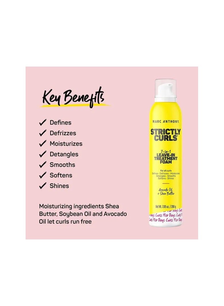 MARC ANTHONY STRICTLY CURLS 7IN1 LVE-IN TRTFOAM 210ML:003635 - Image 3