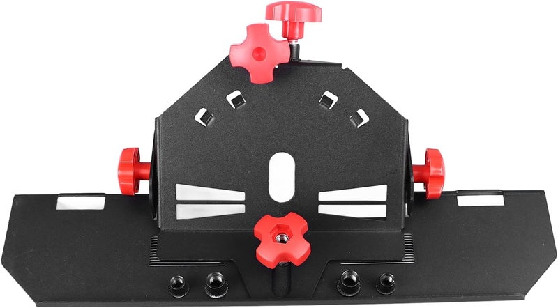ZJchao 45-Degree Ceramic Tile Chamfering Machine Tool Compatible with 115mm & 125mm Angle Grinders for Stone, Porcelain, and Floor Tile Beveling (Red Screw & Nut) - Image 1