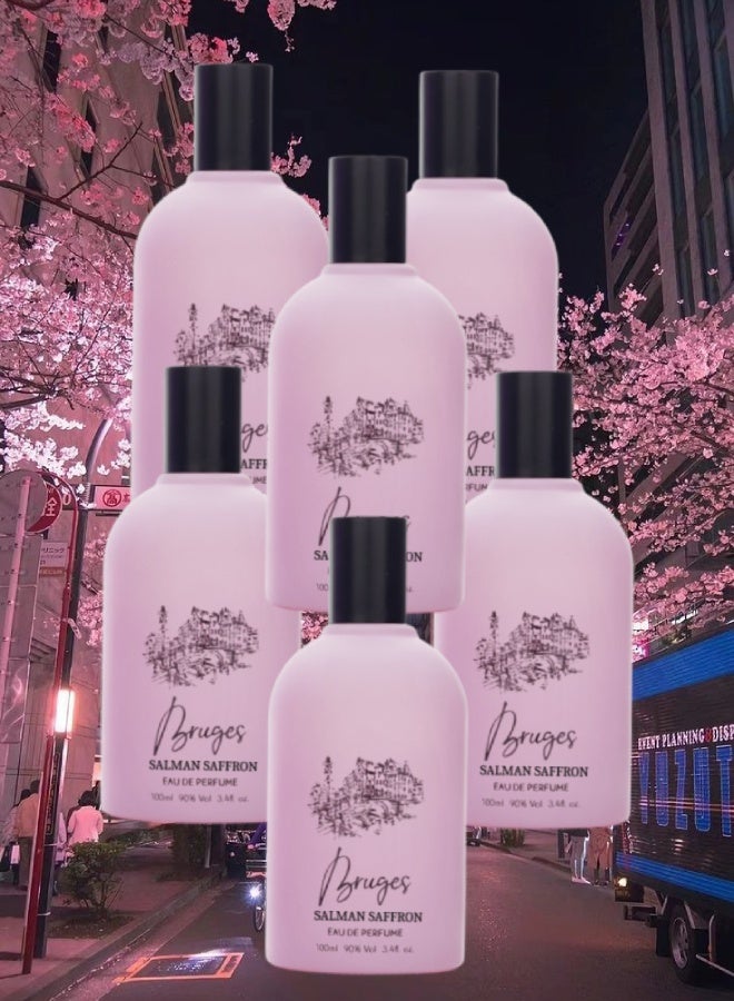 SALMAN SAFFRON 6 Pieces Bruges Perfume 100ML - Image 1