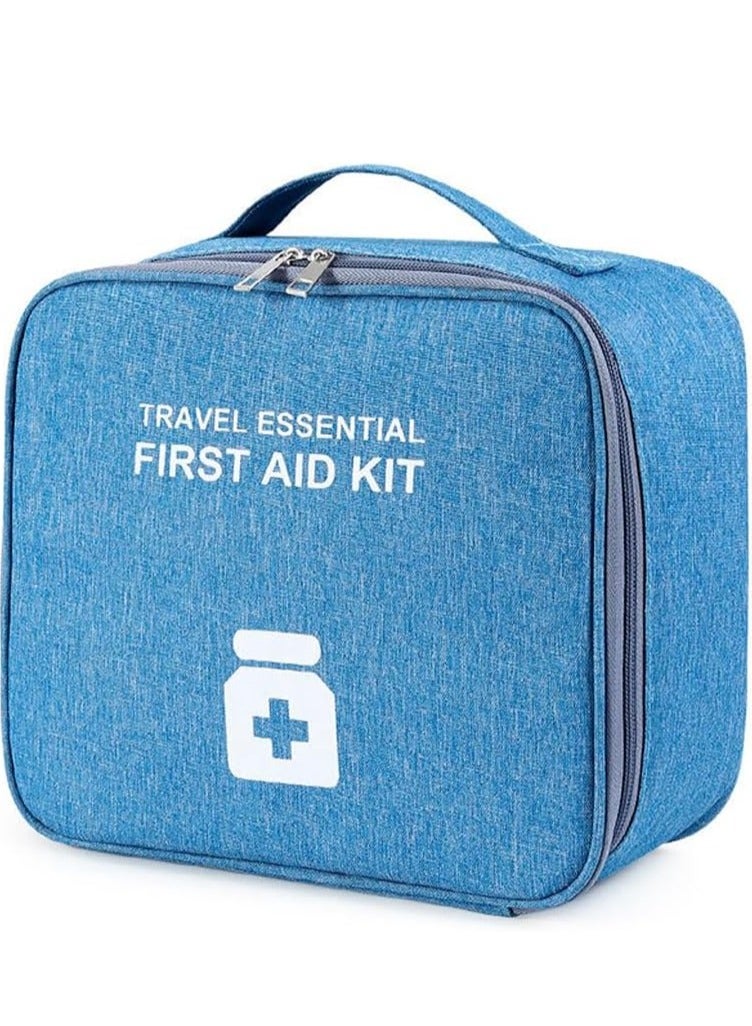 Empty First Aid Kit Bag – Portable Medical Organizer for Home, Travel & Car - Image 1