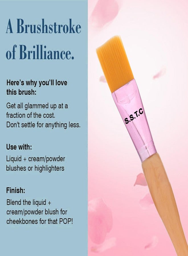 S.S.T.C Face Pack/Mask Brush with Soft Bristle | Brush Applicator Tool for Face | Perfect for Clay, Gel and Cream Face Masks (Pink, Pakc of 2) - Image 4