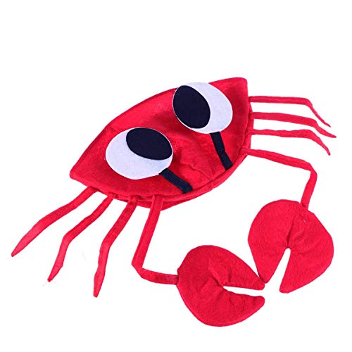 BinaryABC Crab Hat Cap - Halloween Costume Hat & Party Props - Image 2