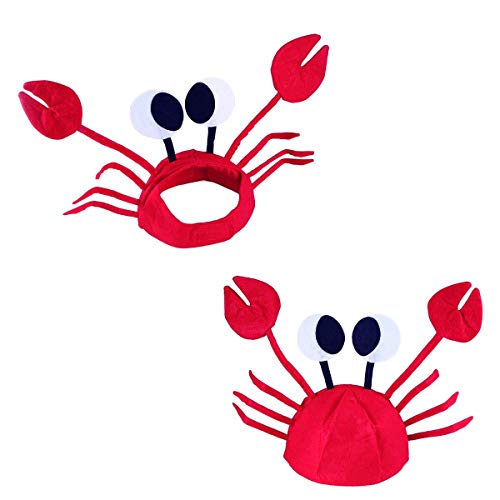 BinaryABC Crab Hat Cap - Halloween Costume Hat & Party Props - Image 3