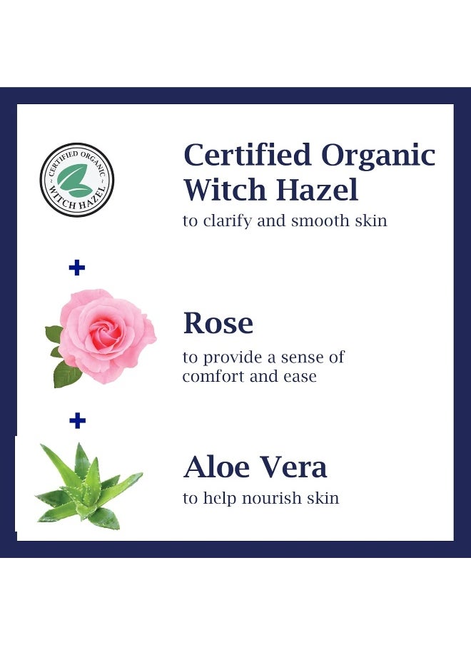 Dr Teal's Witch Hazel Facial Toner, Rose Water, 16 Fl Oz (Pack Of 2)  - Image 2