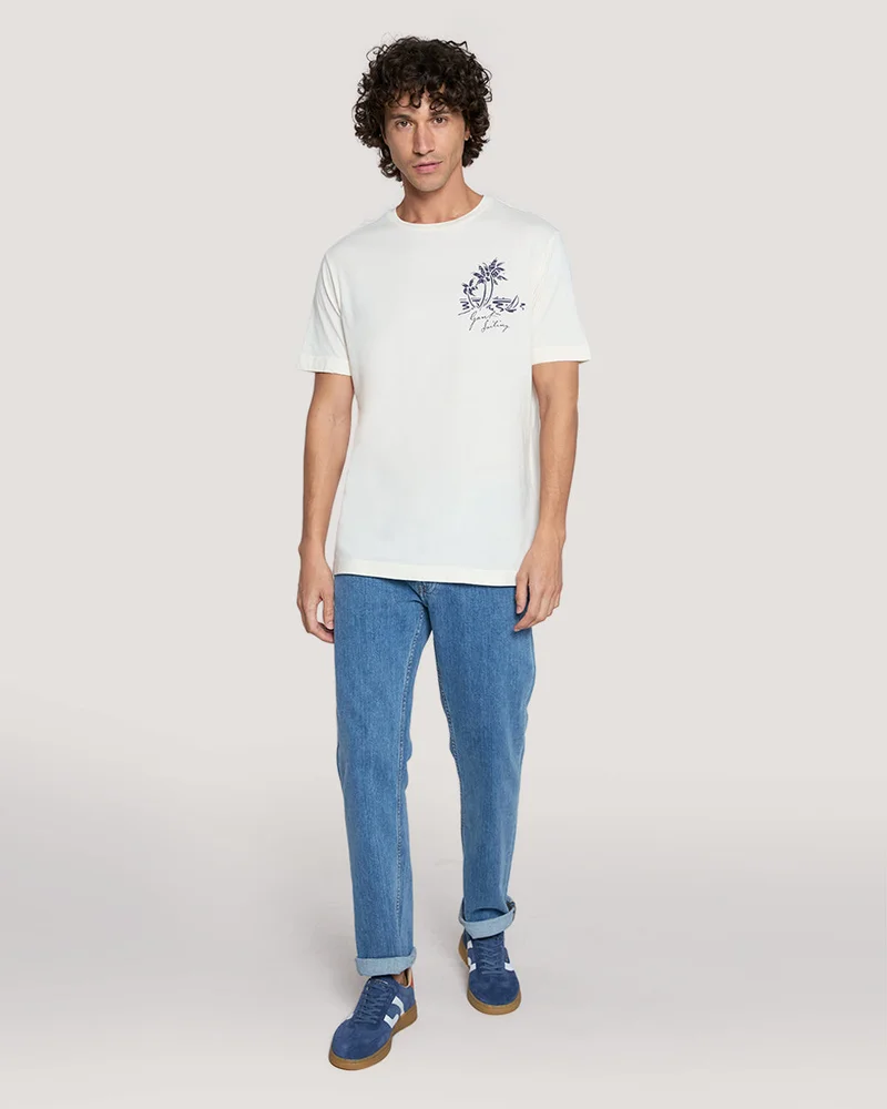 GANT Gant Sunfaded Printed Tshirt