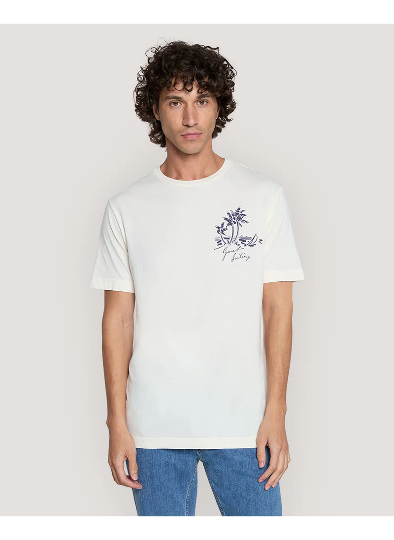 غانت Gant Sunfaded Printed Tshirt