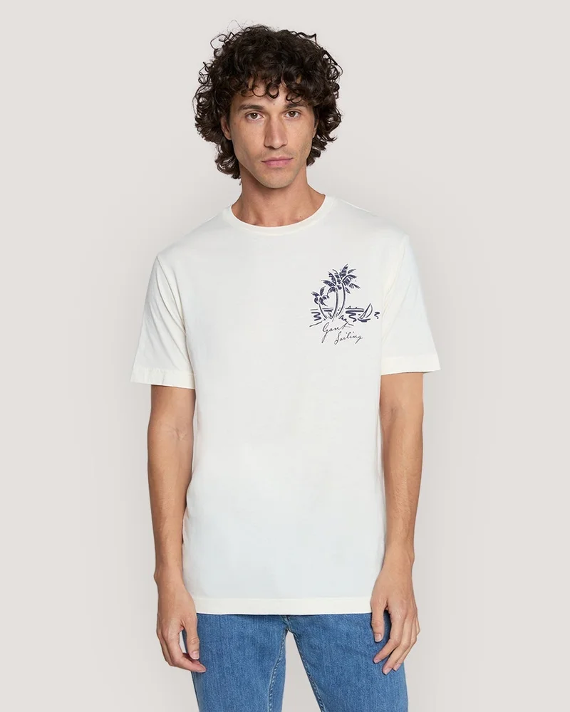 GANT Gant Sunfaded Printed Tshirt