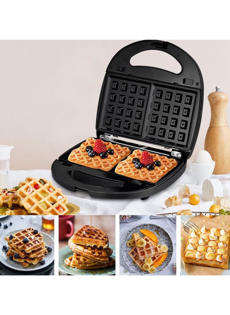 sokany - 3 in 1 Electric Donut Sandwich Baking Machine,Toaster,Waffle Iron,with Removable Non-Stick Plates,Multifunctional Panini Press Grill,Easy to Use & Clean for WaffleMaker - Image 1