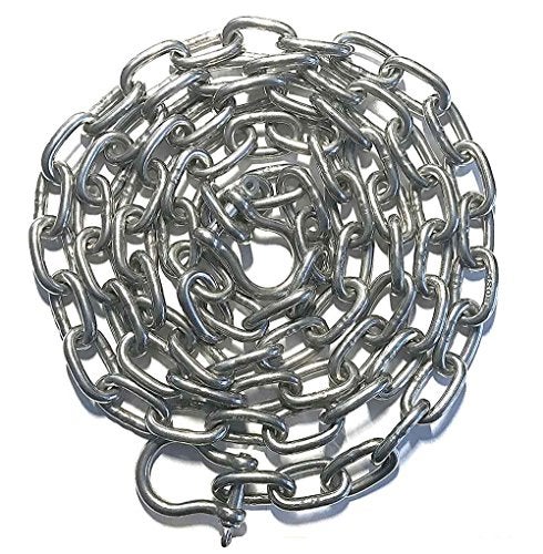 US Stainless Stainless Steel 316 Anchor Chain 5/32" or 4mm by 6' Long Bow Shackles - Image 4