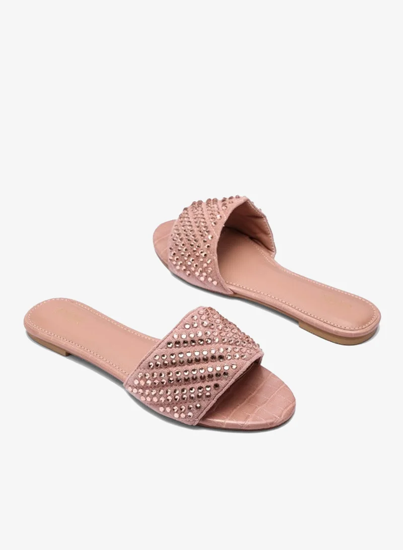 Fyor  Embellished Crystal Flat MY 235 for Women | Best Price UAE
