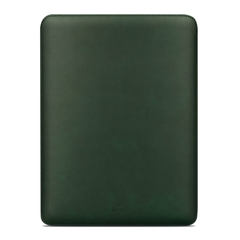 Comfyable Laptop Sleeve 14 Inch Precisely Compatible with MacBook Pro M5 M4 M3 M2 ProMax 20262021 Faux Leather Cover Case 14 in Green - Image 2