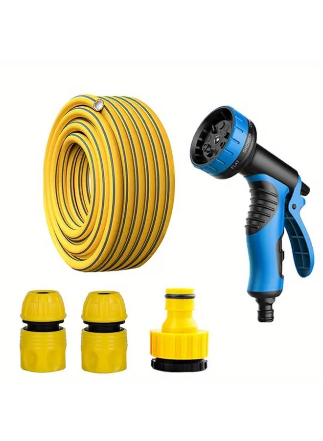 Heavy Duty Garden Hose Set 2000cm With Ergonomic Trigger Spray Nozzle - Image 1
