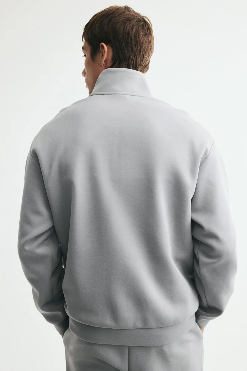 H&M  Relaxed Fit Zip-top sweatshirt for Men | Best Price UAE