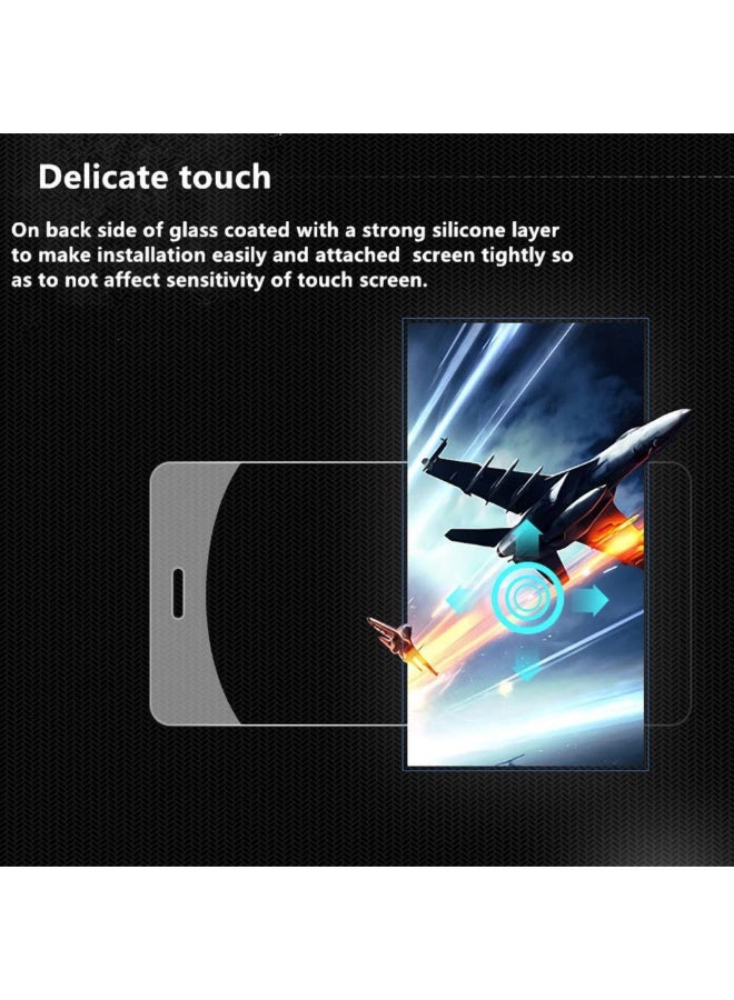 عام 【عبوتان】 واقي شاشة زجاج مقوى متوافق مع هواوي هونر X70i 5G (6.7 بوصة)، شفاف عالي الوضوح مقاوم للخدوش وخالي من الفقاعات، متوافق مع الغطاء - Image 5