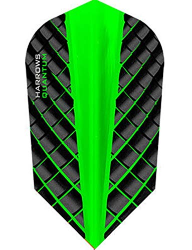 Harrows 5 x Sets Quantum Green Dart Flights Slim w/GRA Outchart - Image 4
