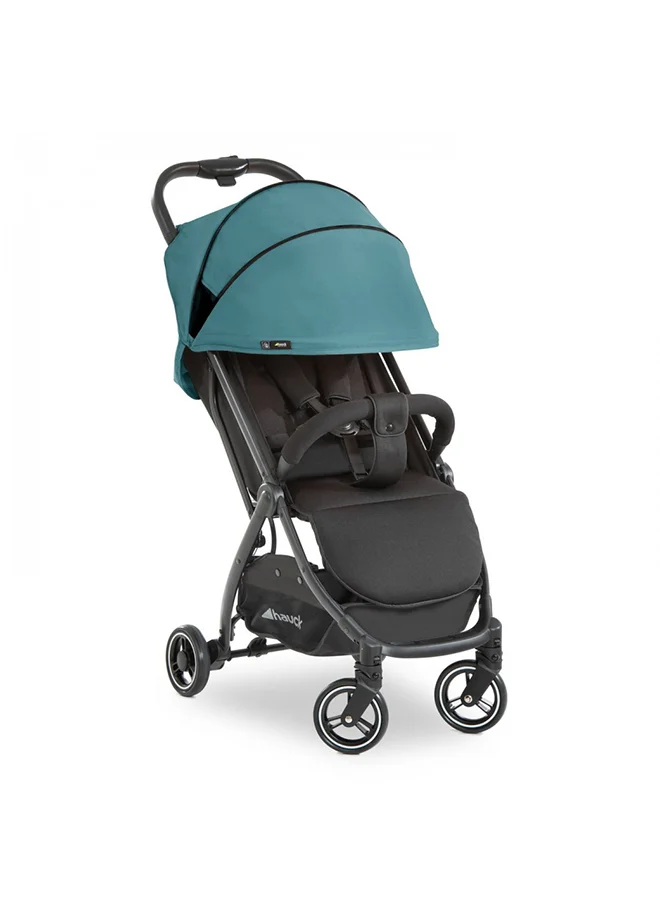 هوك Sun Canopy For Pushchair Swift X, Upf 50 +, 3 Zones With Ventilation Outlets, Individual Summer Look, Easy To Install, Petrol