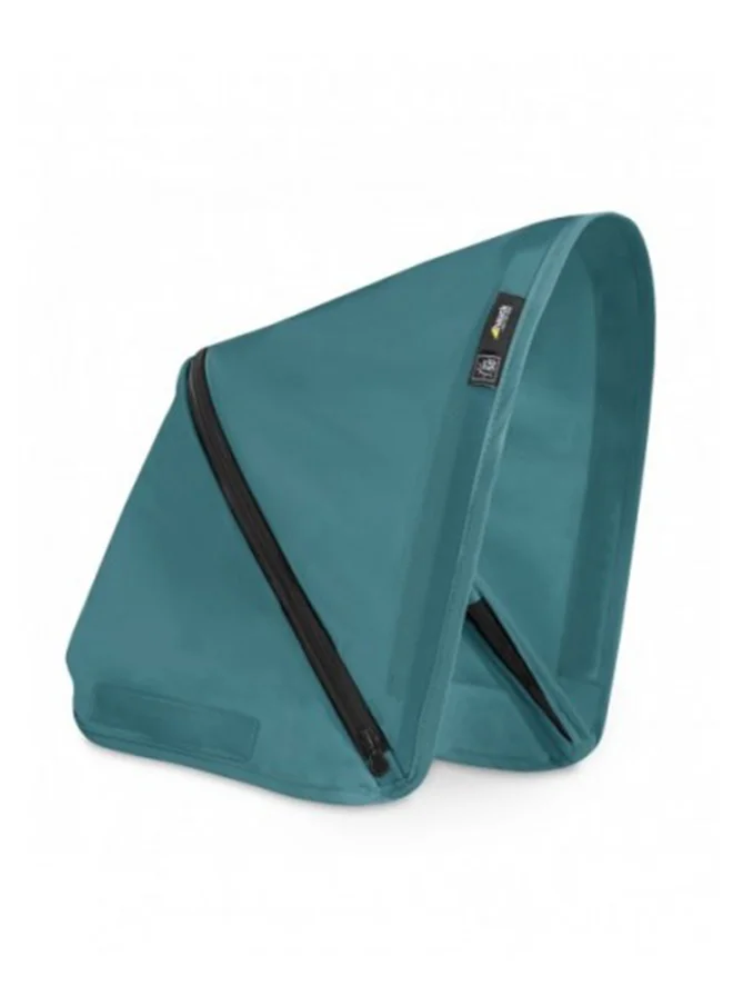 hauck Sun Canopy For Pushchair Swift X, Upf 50 +, 3 Zones With Ventilation Outlets, Individual Summer Look, Easy To Install, Petrol
