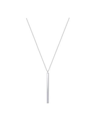 Bar Pendant Necklace Gold Long Ynecklace Delicate Lariat Chain Jewelry For Women And Girls (Silver) - pzsku/Z73CC77303E25A634E21CZ/45/_/1718606346/e2a1cbcc-a4b5-48a0-9e69-7e7779925483