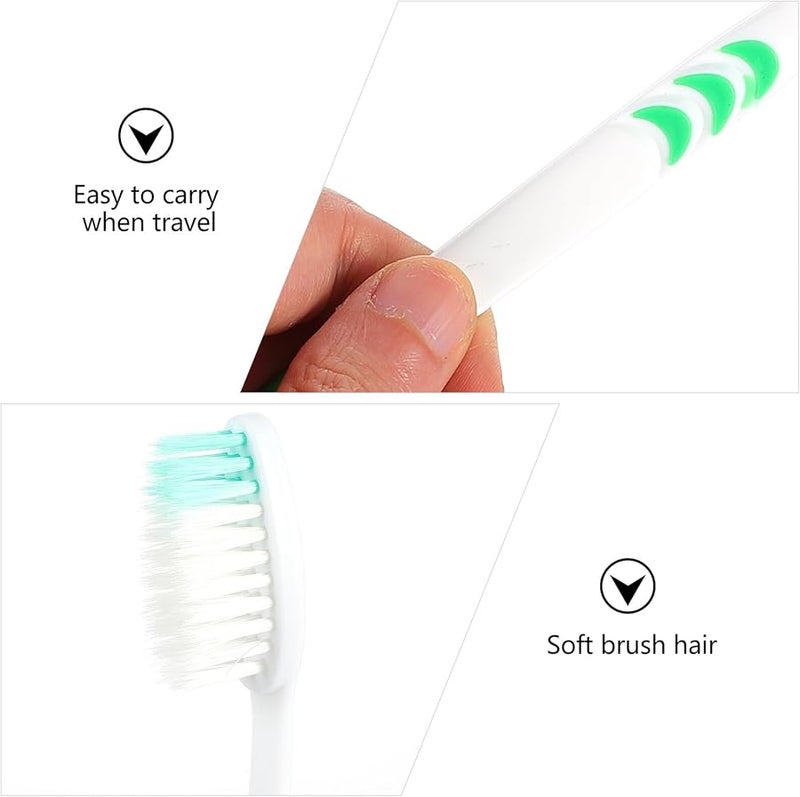 Luxshiny 30 Pack Disposable Travel Toothbrushes Soft Bristle Portable Oral Care - Image 5