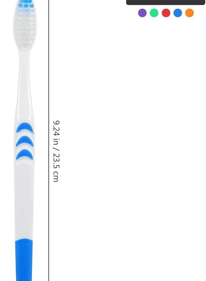 Luxshiny 30 Pack Disposable Travel Toothbrushes Soft Bristle Portable Oral Care - Image 4