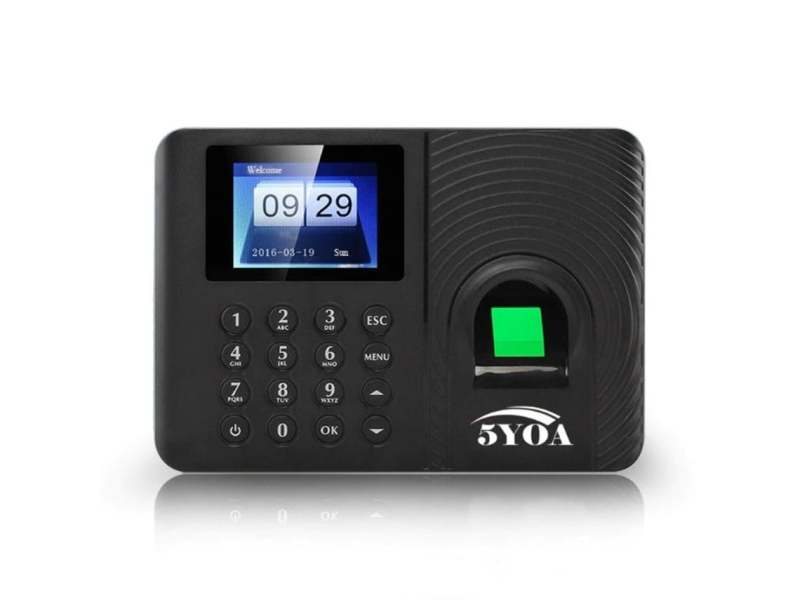 Sistema De Presença De Impressão Digital Biométrica, Gravador De Relógio, Máquina De Funcionário 5YOA (Português) - Image 1