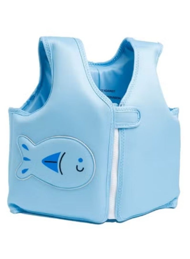 GGEROU Puddle Jumper Kids Swim Vest with Adjustable Strap for 20-55lbs Toddler Floaties with Shoulder Harness Arm Wings for 2-7 Years Old Life Jacket for Sea Beach Pool, Blue - Image 2