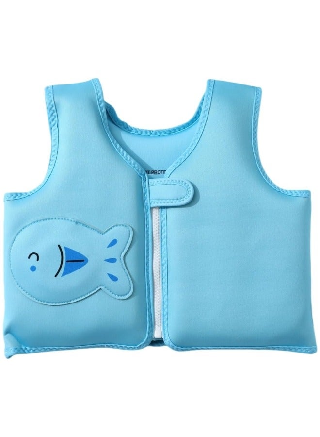 GGEROU Puddle Jumper Kids Swim Vest with Adjustable Strap for 20-55lbs Toddler Floaties with Shoulder Harness Arm Wings for 2-7 Years Old Life Jacket for Sea Beach Pool, Blue - Image 4