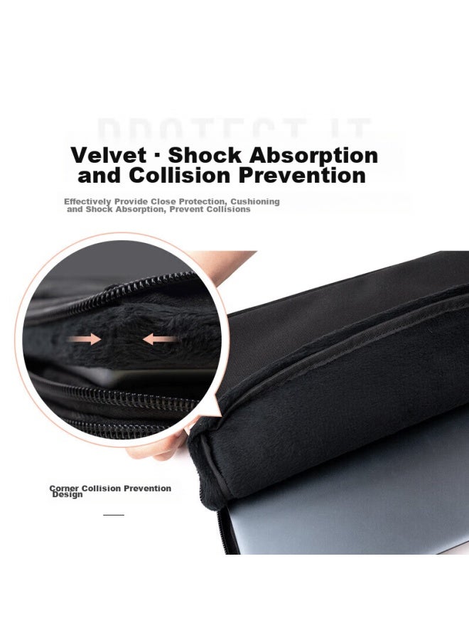 Lexon Business Ultra-thin Laptop Bag For Women, Double-layer Handheld Notebook 14-inch Briefcase Inner Pocket Bag, Valentine's Day Gift - Image 2
