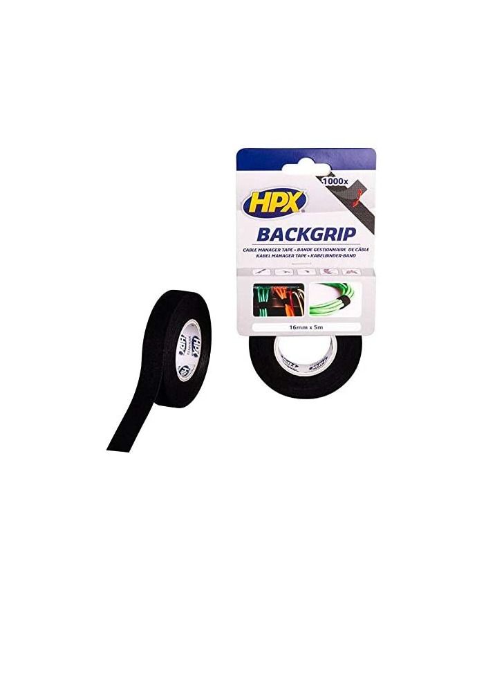 HPX Back Grip Soft Hook and Loop Cable Tie Reusable Fastener - Image 1