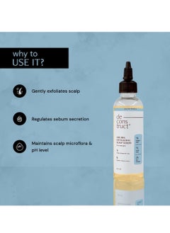 Deconstruct Deconstruct Aha Bha Exfoliating Scalp Hair Serum | Contains 1% Salicylic Acid + 1% Lactic Acid + 2% Zinc Complex | Water-Based Serum | For Greasy Scalp |Fights Scalp Acne | 100Ml  - Image 4