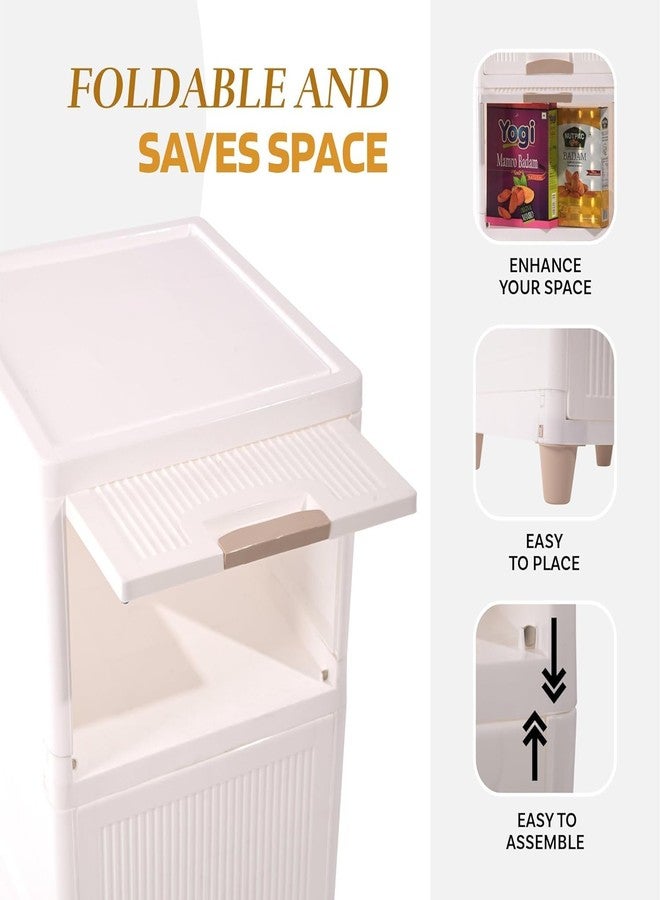 Novatic 3-Layer Plastic Drawer Organizer for Home and Office | Bathroom Storage Cabinets | Makeup Box | Storage Drawers For Kitchen | Cabinets For Living Room | Wardrobe Jewelry Organizer - Image 3
