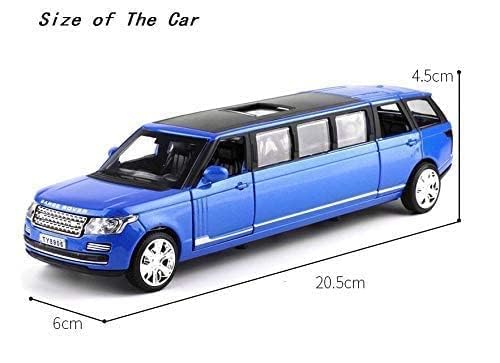 FEXXA 1:32 Scale Long Range Rover Die-Cast Metal Car with Sport car Openable Doors Light and Sound,Pull Back Function Indoor Outdoor Toy for Kids (Blue) - Image 3