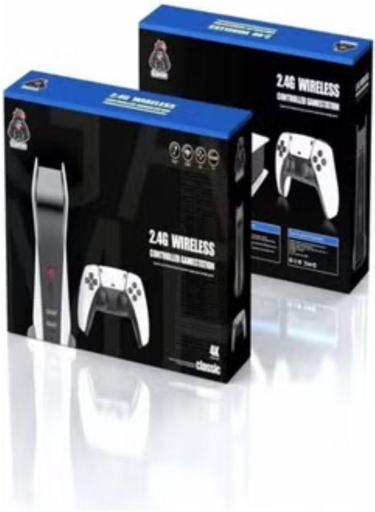M5 Game Box 4k HD إخراج صندوق ألعاب فيديو ريترو مع وحدات تحكم مزدوجة 2.4g وحدات تحكم لاسلكية وحدة تحكم تلفزيون ستيريو محاكيات بالداخل - Image 1