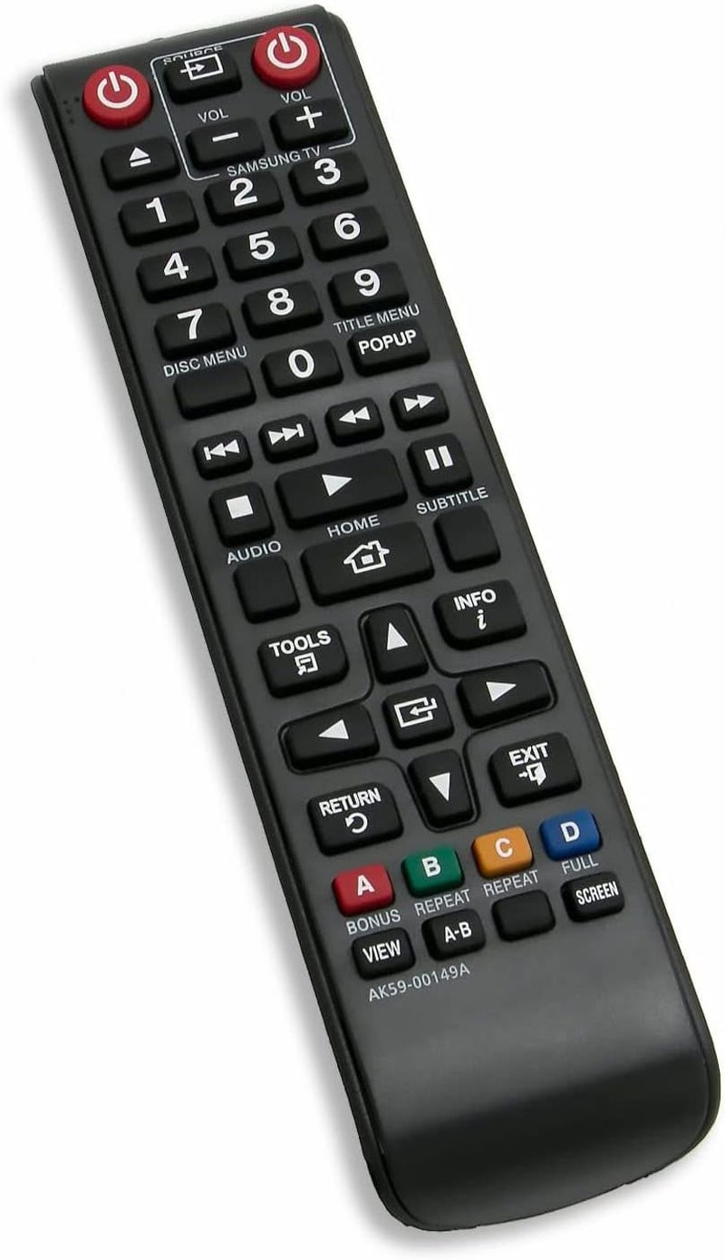 BOMAZ Replacement Remote Controller fit for BD-H5900 BD-JM57C BD-E6100 Samsung Blu-ray Disc Player - Image 1
