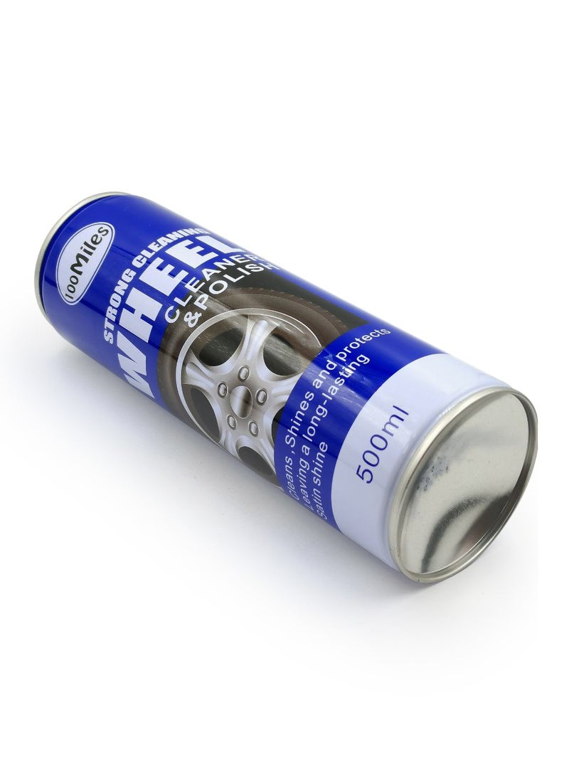 100Miles 500ml Wheel Cleaner: Ultimate Cleaner and Polish for Brilliant for Wheels - 100 MILES - Image 3