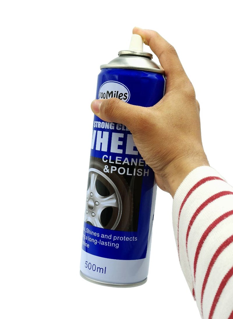 100Miles 500ml Wheel Cleaner: Ultimate Cleaner and Polish for Brilliant for Wheels - 100 MILES - Image 4